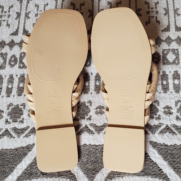 Zara Women's Leather Sandals/Slides - Picture 4 of 4
